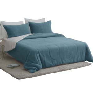 Bloomington Nolan Steel Blue 4 Piece Comforter Set Queen