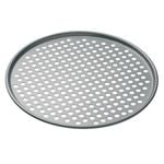 Mastercraft 32cm Heavy Base Non-Stick Round Pizza Crisper Tray - Black