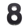 Sandleford 120mm Black Acrylic House Number 8