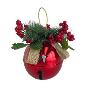 Mirabella 22cm Red Christmas Tree Bell Decoration