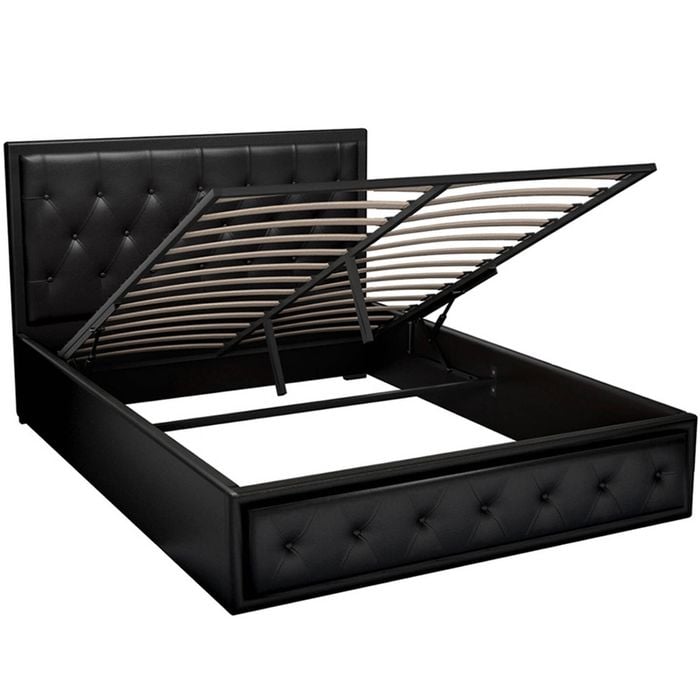 Artiss Bed Frame Gas Lift Queen Black