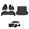 AUSGO Floor Mats & Boot Liner Set for KIA Sportage Petrol NQ5 PE 2025-Onwards With Subwoofer Car Floor Liners Cargo Mat