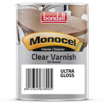Bondall 250ml Clear Ultra Gloss Monocel Timber Varnish