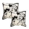 SOGA 2X 45CM Light Vintage Leopard Print Throw Pillows