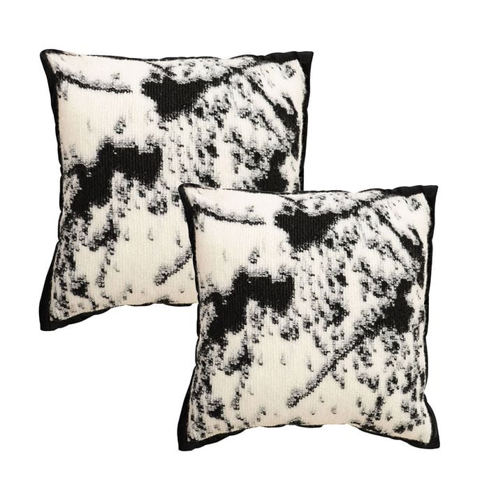 SOGA 2X 45CM Light Vintage Leopard Print Throw Pillows