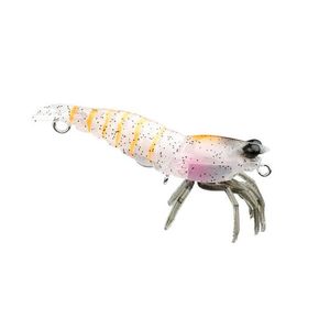 Pro Lure Hybrid Shrimp 58mm Rigged Soft Plastic Fishing Lure Pink Nipper