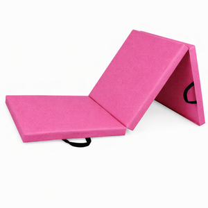 Fitness Master Folding Exercise Floor Mat Dance Yoga Gymnastics Training Home Pu