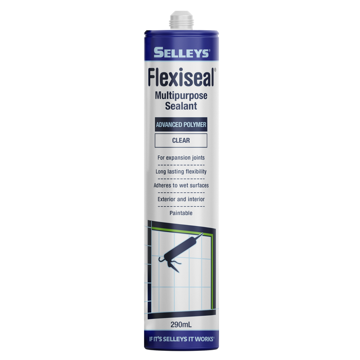 Selleys Flexiseal Multipurpose Sealant Clear 290ml