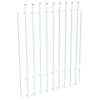 ProtectorAl 800 - 1200 x 1500mm Pearl White Aluminium Batten Pool Gate