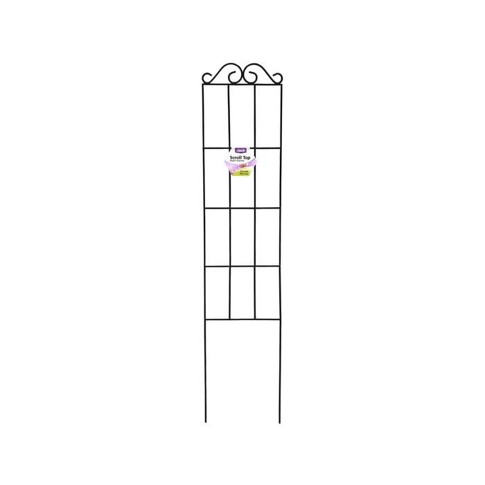 Jack 100 x 20cm Black Scroll Top Plant Trainer