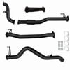 Ignite Exhausts Turbo Back For Holden Rg Colorado 2.8l 3" No Cat With Pipe Black Aluminised Steel