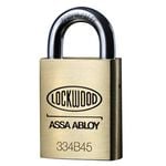 Lockwood 334 Series 45mm Padlock 90mm Shackle Opening Brass