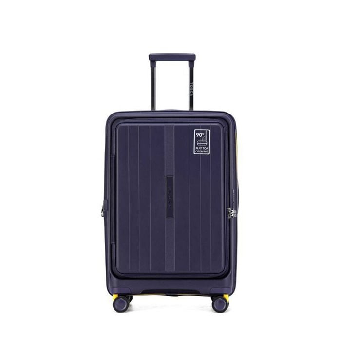 Tosca Cruiser Hard Case Carry On Travelling Suitcase Small 53x34x23cm PUR/YLW