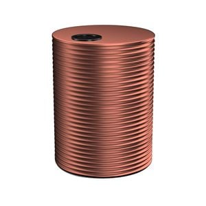 Kingspan 8000L Round Steel Water Tank - 2400mm x 1860mm Manor Red