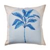 Kas Australia Tahiti Outdoor Cushion Canvas Palm Tree Sky 50x50cm