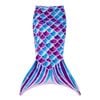 Catzon 142x60cm Mermaid Blanket Soft Flannel All-season Sleeping Bag-bluepurple