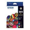 Epson Epson 202 Toner 4 Ink Cartridge Value Pack C13T02N692 Genuine Original
