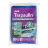Jack 1.8 x 2.4m And 2.4 x 3.0m 70 GSM Tarp - 2 Pack