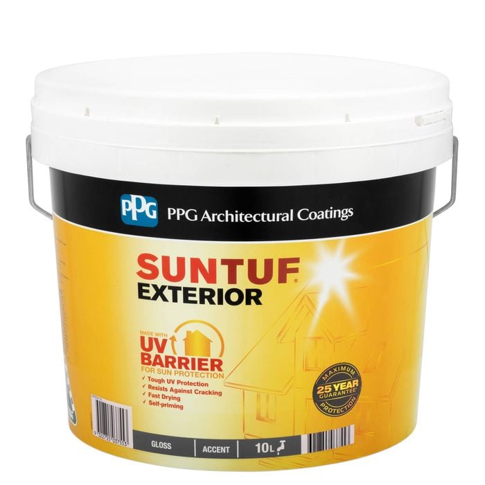 PPG Paints 10L Accent Gloss SunTuf Exterior Paint