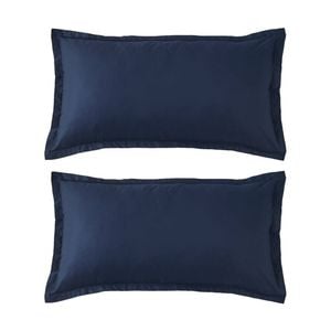 2PK Grosvenor House 500TC Egyptian Cotton Body Tailored Pillowcase Navy Blue