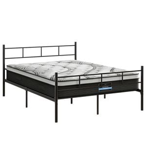 Artiss Bed Frame Double Metal Bed Frames Sol With Mattress