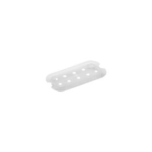 Inox Macel Gastronorm Drain Plate Polypropylene 1/4 Size 255x152x25mm