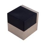 Adoored Satin Chrome Half Rubber Square Door Stop