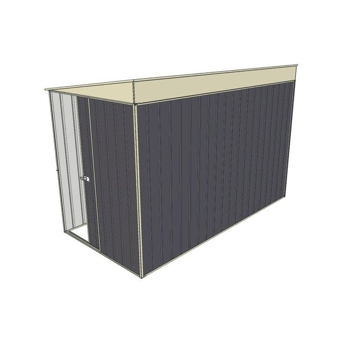 Build-a-Shed 1.5 x 3 x 2m Sliding Door Tunnel Shed - Grey