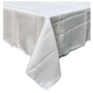 Stripes Ivory Tablecloth 132 x 178 cm