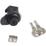 Goliath Black ABS Plastic Push Button Locking Latch