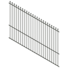 ProtectorAl 1201-2400W x 1800H Woodland Grey Spear Top Pool Fence Panel Raked 16-30º