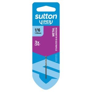 Sutton Tools 1/16" Viper Cobalt Jobber Drill Bit