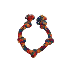 Happy Tails 28 x 11 x 14.5cm 5 Knot Rope Dog Toy