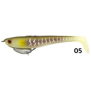 Zerek Flat Shad Pro 5" Snagless Soft Plastic Fishing Lure Tiger Pit