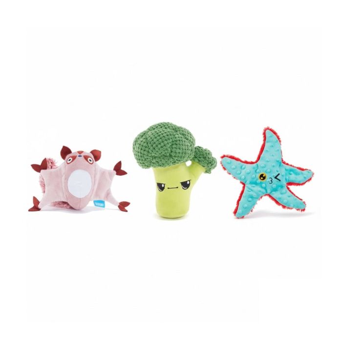 Bark-Toys-Au Sheila Sugar Glidah Punk Brocc & Carl Starfish Dog Toy Bundle