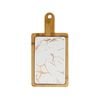 SOGA 33.5cm White Square Wooden Serving Tray
