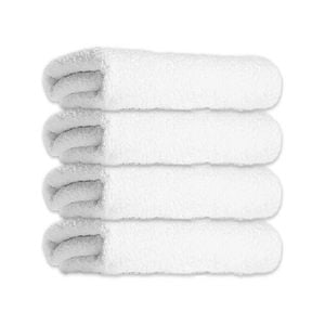 4PK Jason Commercial J-Dry Luxe Bath Towel Large 76x150cm - White