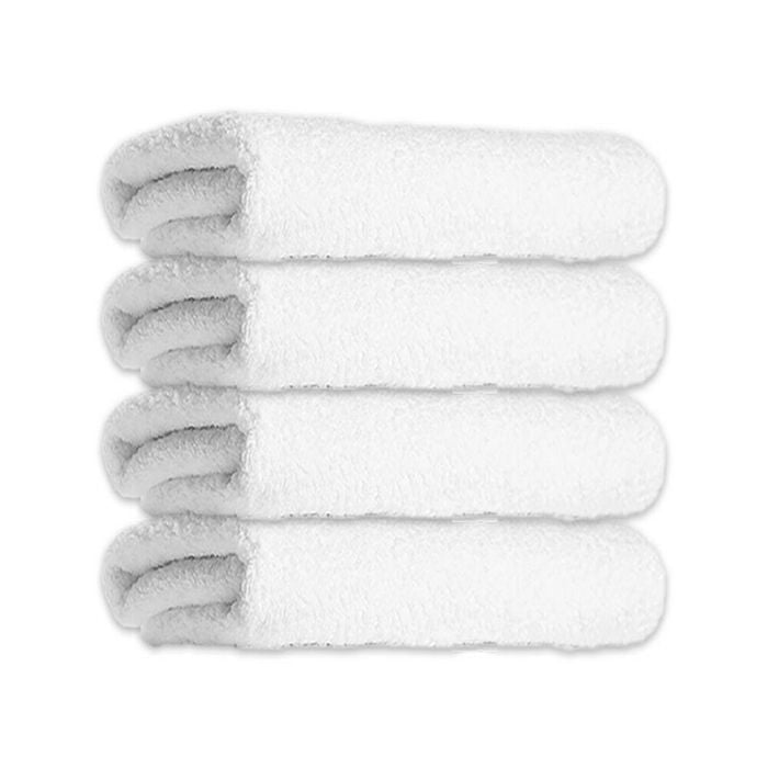 4PK Jason Commercial J-Dry Luxe Bath Towel Large 76x150cm - White