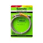 Gasmate  1200mm 3/8" BSPT to 5/8" UNF (3/8" SAE) Braided Hose