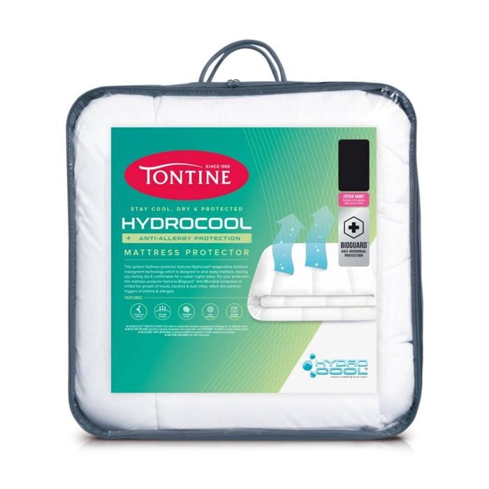 Tontine Hydrocool Anti Allergy Mattress Protector Athsma Friendly Queen