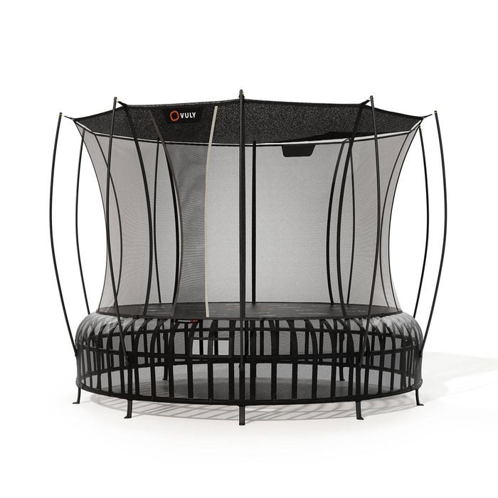 VULY Thunder 2 Pro Large 14ft Springless Trampoline with Enclosure - Round Kids Trampolines Bundle With Shade Cover