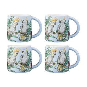 4xMaxwell & Williams Eloise Short Native Grace Yellow Crested Cockatoo Mug 350ml