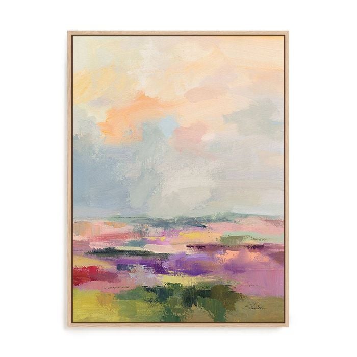 Artey | Spring Light II - Framed Canvas - Natural Frame - 60 x 80cm