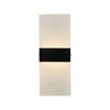 Brilliant 29cm Black Matt LED Modern Wisher Wall Light