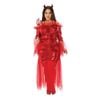 Rubie's Women's Plus Size Devil Halloween Costume with Metallic Dress and Horned Headband - Red Colour, PLUS