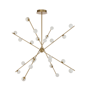 Telbix Captiva Contemporary Pendant Hanging Lamp Light Metal Glass Antique Gold Opal Matt Matte