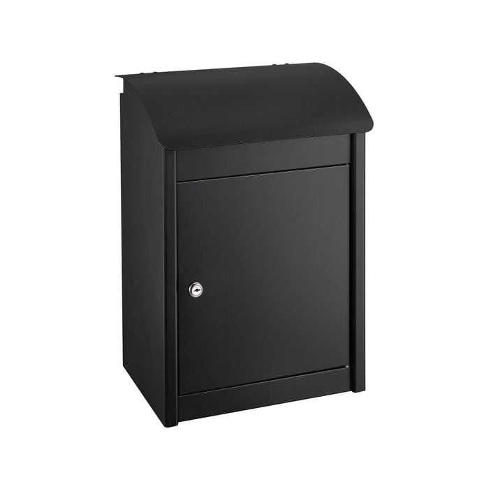 Sandleford Black Wall Mount Parcel Box