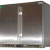 Rhino Stainless Steel Double Solid-Door Bar Fridge - SG2H-SD