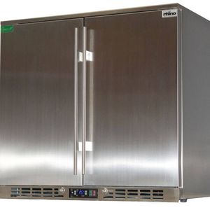 Rhino Stainless Steel Double Solid-Door Bar Fridge - SG2H-SD