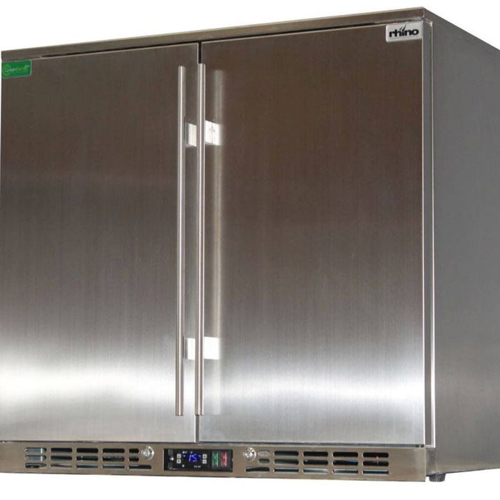 Rhino Stainless Steel Double Solid-Door Bar Fridge - SG2H-SD